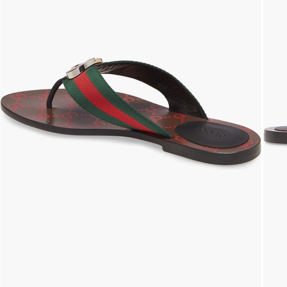 Kiki Gucci GG web Flip Flop - Picture 4 of 15